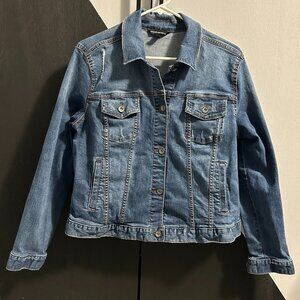 Rock & Republic Distressed Trucker Jean‎ Jacket Women's Size XL